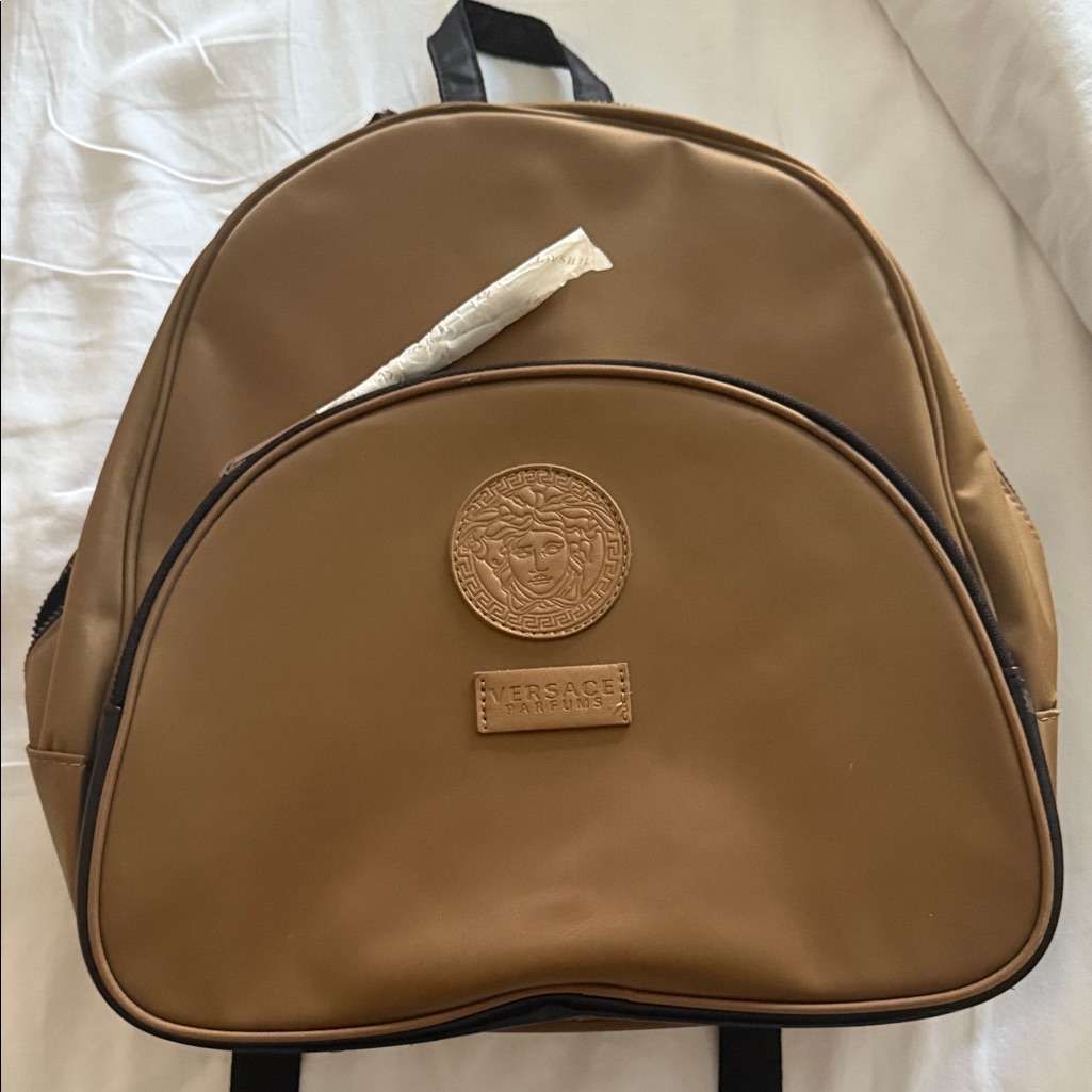 Versace Brown/Tan Backpack